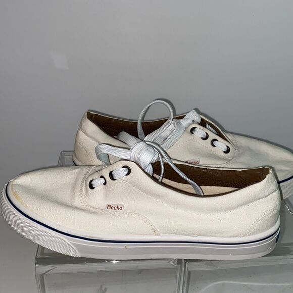 Madcaps‎ Flecha Canvas Sneakers size 11 white - Picture 1 of 10